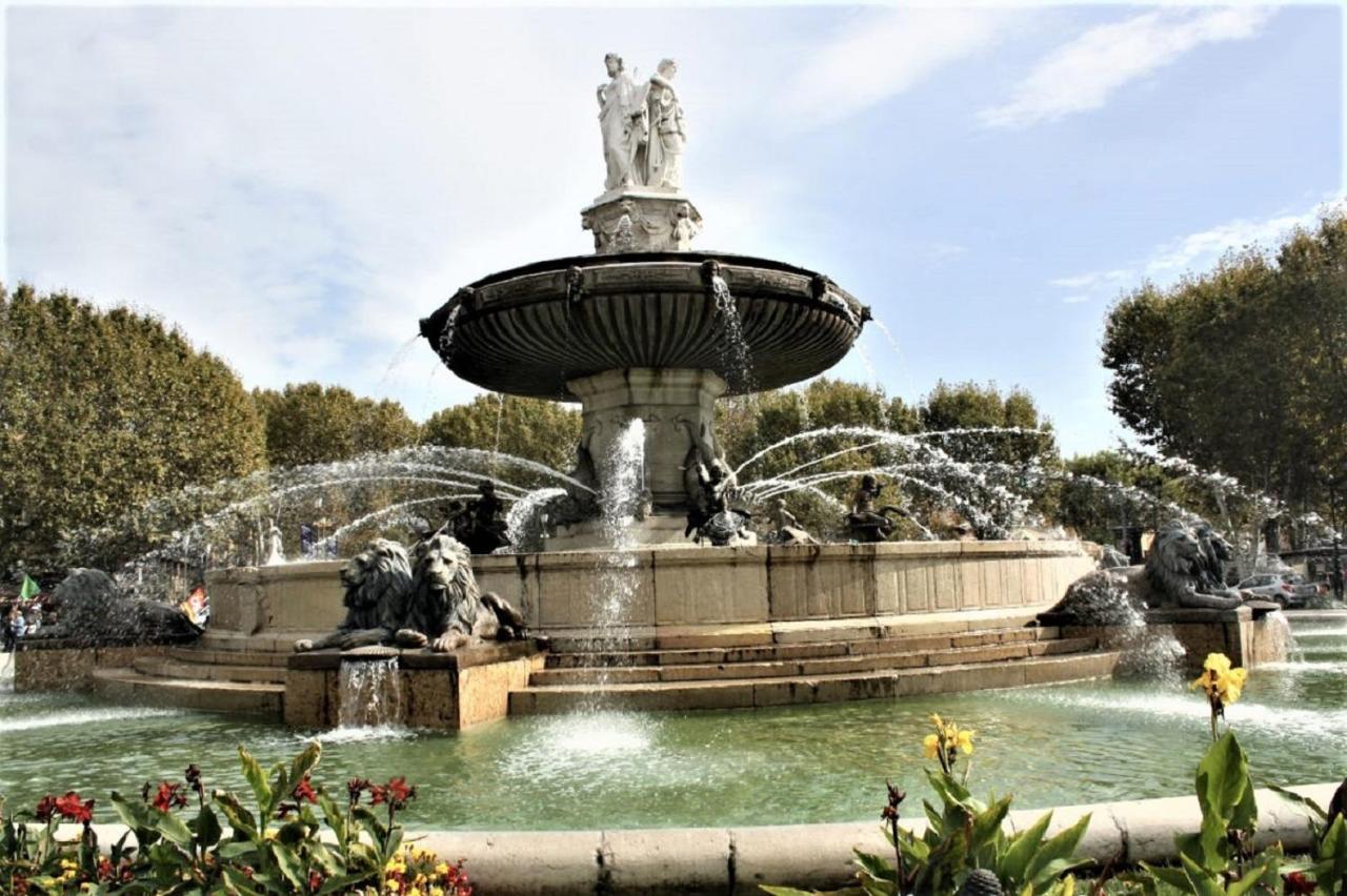 Blue Fountain Luxueux Studio Aix Centre Historique -Wifi-Smart Tv- Aix-en-Provence Kültér fotó